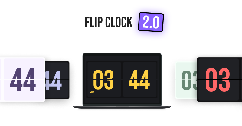 Apption - Embed Notion FlipClock Widget